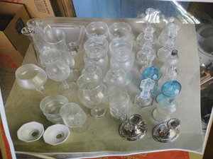 random box of glass dishware...