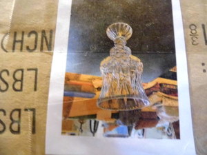 small box of clear wine glasses qua...