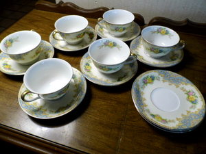 Noritake China teacups includes 6 ...