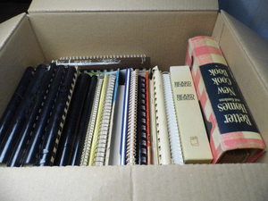 box of cookbooks includes church c...