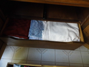 variety of everyday table linens in...