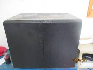 Metal 2-tier rolling shop cabinet a...