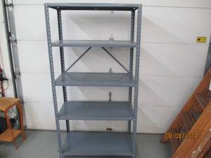 Metal 5-tier storage shelf approxim...