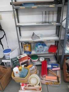 Huge collection of paint chemicals ...