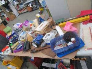 Content of tabletop to include klee...