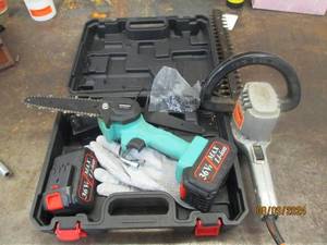 36v Powersir handheld mini chainsaw...