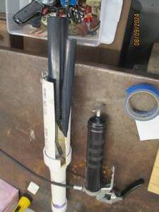 Pair of grease guns and a homemade ...