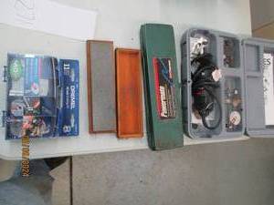 Dremel cutting tool with case and a...