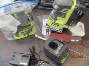 Near new Ryobi 18v 14 sheet sander