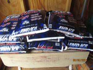 (8) 50lb bags of ice melt...