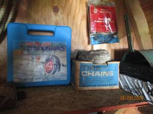 Two sets of tire chains...