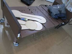Bariatric adjustable bed with side ...