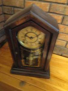 Vintage pendulum clock measuring 16...
