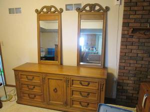 Large elegant his and hers dresser,...