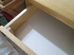 Wood shelf on caster wheels top is ...