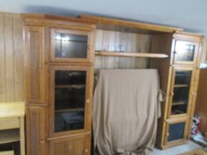 Entertainment center measuring 9.5 ...