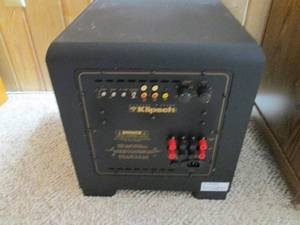 Klipsch powered sub wooferwith manu...