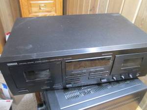 Yamaha dual tape deck...