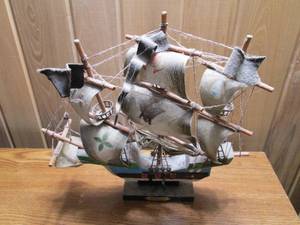 Vintage Mayflower ship model...