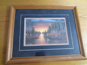 Framed Evening Shadows print...