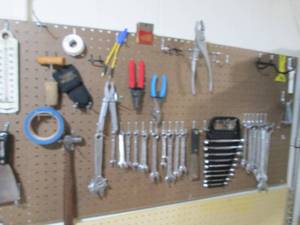Wrenches pliers and other tools...