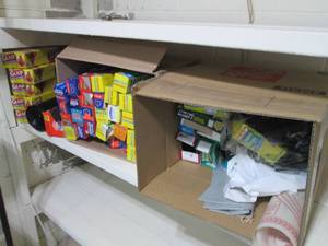 Large quantity of foil cling wrap a...