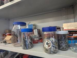 Screws, anchors, washers, bolts plus