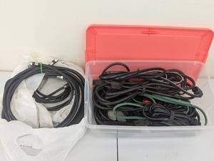 Household power cords and coaxial cable