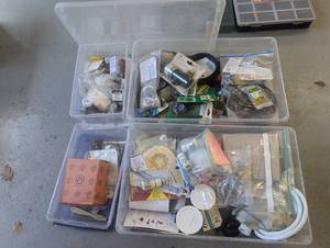 Multiple storage organizers contain...