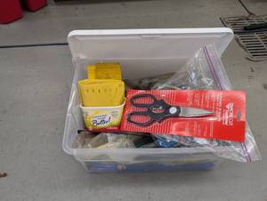 Storage bin containing a large vari...