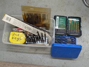 Wide variety of drill bits...