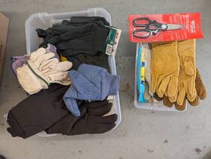 (2) Storage Bins containing a varie...
