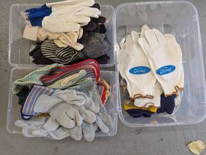 (3) storage Bins containing a varie...