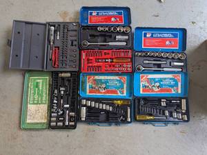 Large lot of incomplete socket sets...