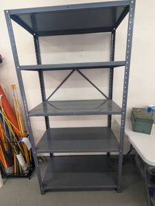 Metal 5-tier storage shelf approxim...
