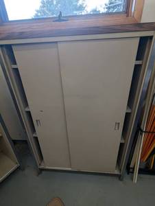 Heavy duty metal sliding door cabin...
