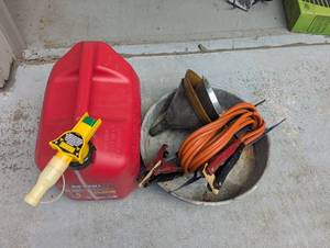 Heavy duty jumper cables, 5-Gallon ...