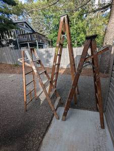 Trio of assorted wood widow maker s...