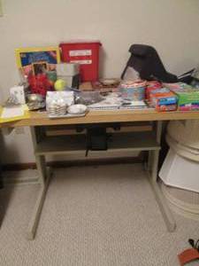 Desk and its contents...