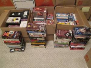 Huge VHS tape lot. Over 100 tapes...