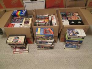 Huge VHS tape lot. Over 100 tapes...