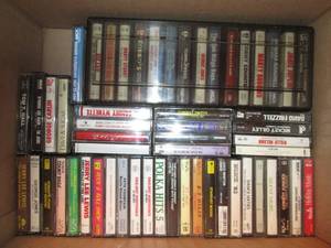 Large lot of over 400 cassette tape...