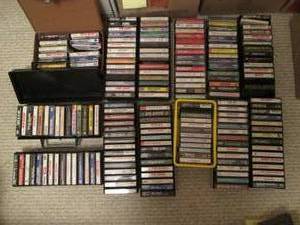 Large lot of cassette tapes