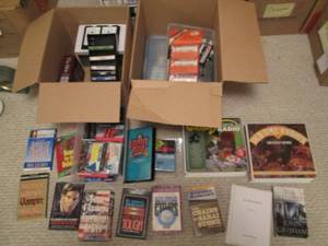 Cassette audiobooks and miscellaneo...