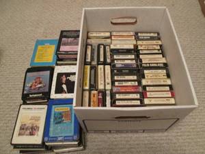 8 track tapes Variety of genres...