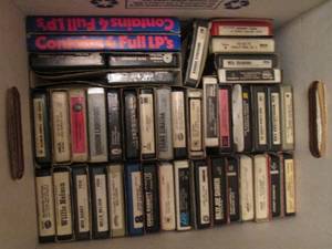 8 track tapes Variety of genres...