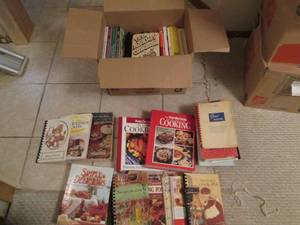 Assortment of cookbooks...