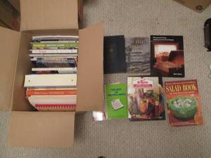 Mostly cooksbooks...