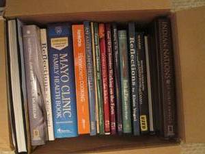 Variety of books...