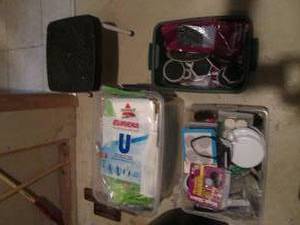 Furniture slides, small stool and v...
